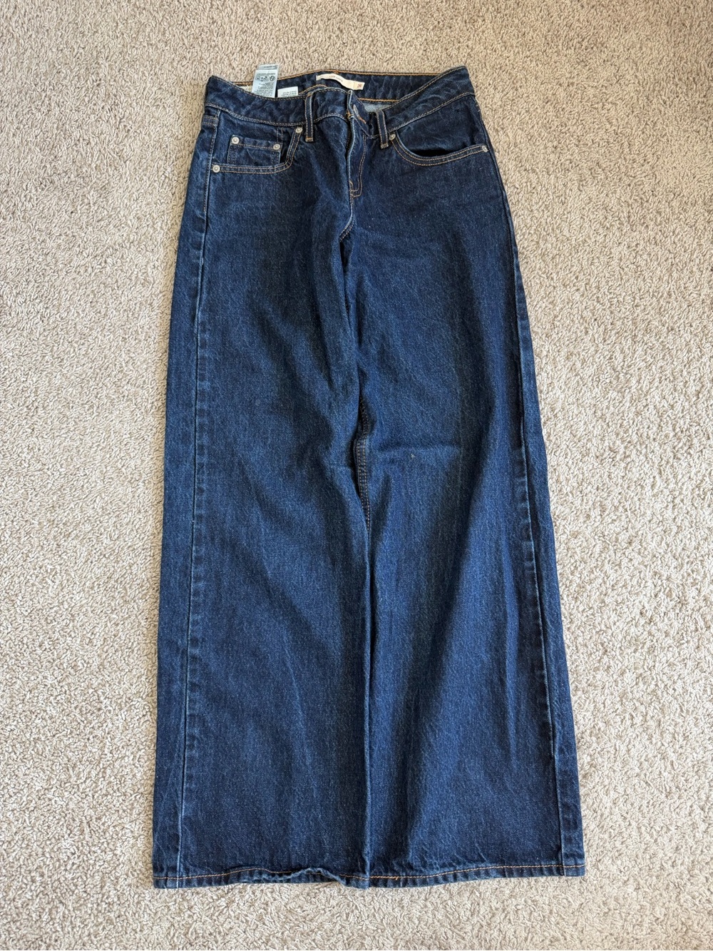 Levis Premium Low Loose Denim Jeans